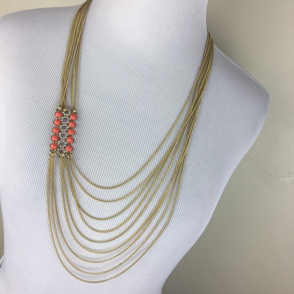 Kenneth Cole New York gold drapey chain necklace - Picture 7 of 8